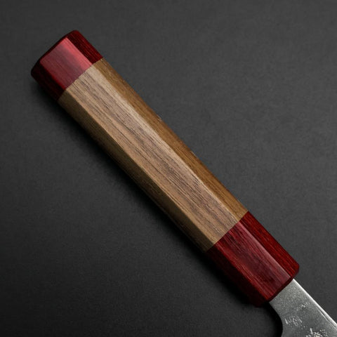 Gyuto Sweden Stainless Steel Nashiji Washi Damascus Walnut Handle 210mm