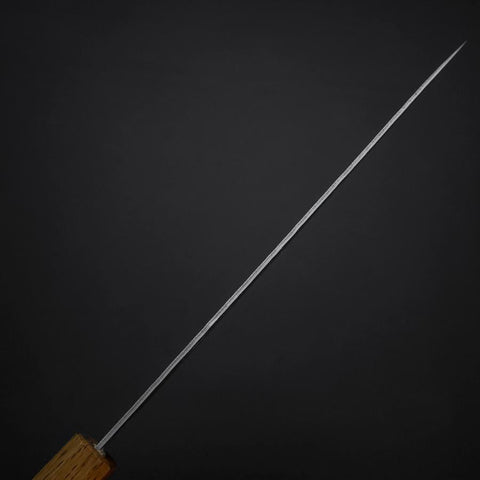 Gyuto Sweden Stainless Steel Nashiji Washi Damascus Yaki Urushi Handle 210mm