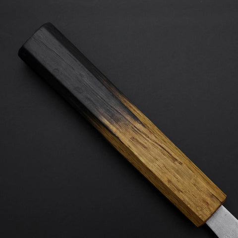 Gyuto Sweden Stainless Steel Nashiji Washi Damascus Yaki Urushi Handle 210mm