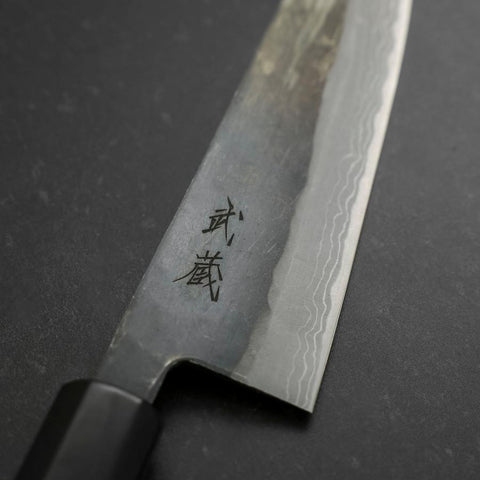 Gyuto V-Toku 2 Kurouchi Damascus Buffalo Ebony Handle 185mm