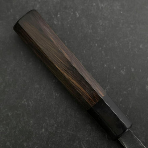 Gyuto V-Toku 2 Kurouchi Damascus Buffalo Ebony Handle 185mm