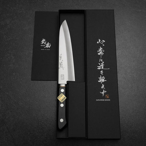 Gyuto VG-1 Polished Western Copper Inlay Handle 180mm