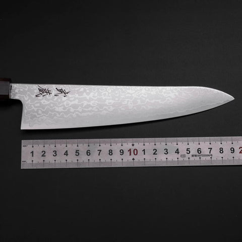 Gyuto VG-10 Damascus Ashwood Handle 195mm
