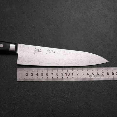 Gyuto VG-10 Damascus Western Black Handle 180mm