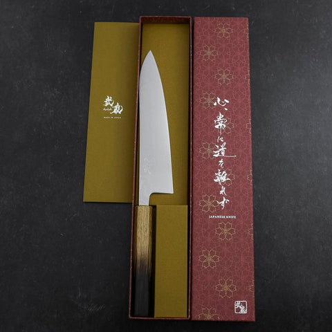 Gyuto VG-10 Damascus Yaki Urushi Handle 210mm