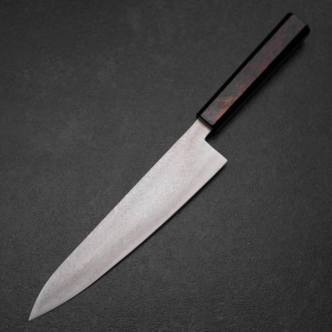 Gyuto VG-10 Damascus Yamanaka Black Urushi Handle 210mm