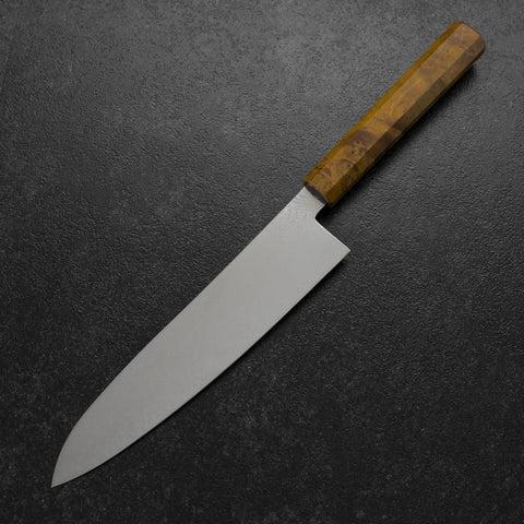 Gyuto VG-10 Damascus Yellow-Brown Birch Handle 210mm