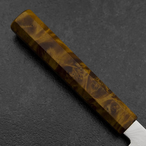 Gyuto VG-10 Damascus Yellow-Brown Birch Handle 240mm