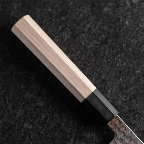 Gyuto VG-10 Tsuchime Damascus Buffalo Magnolia Handle 210mm
