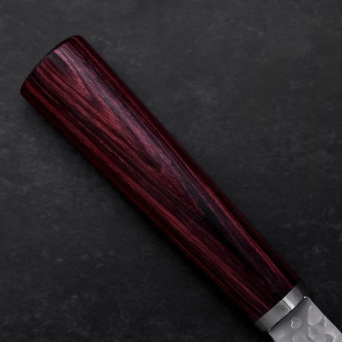 Gyuto VG-10 Tsuchime Oval Red Handle 180mm