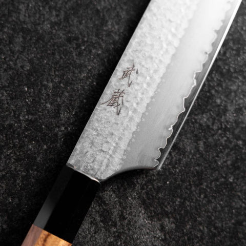 Gyuto VG-5 Tsuchime Buffalo Bubinga Handle 210mm