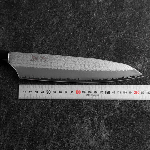 Gyuto VG-5 Tsuchime Buffalo Bubinga Handle 210mm