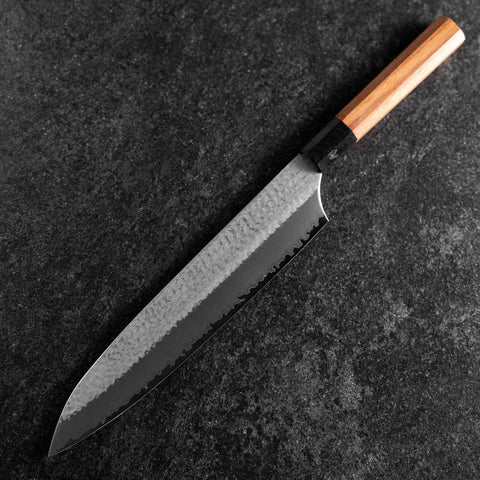 Gyuto VG-5 Tsuchime Buffalo Bubinga Handle 240mm