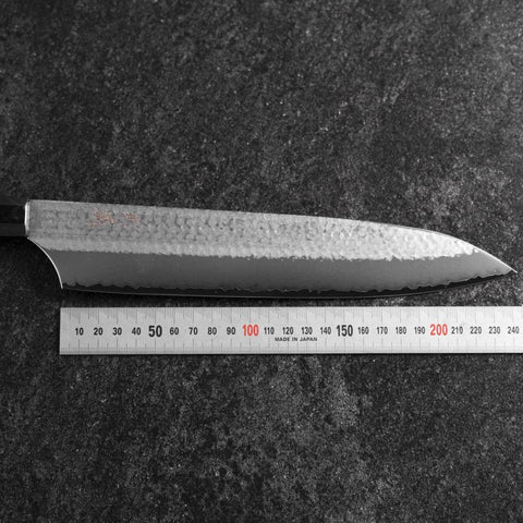 Gyuto VG-5 Tsuchime Buffalo Bubinga Handle 240mm