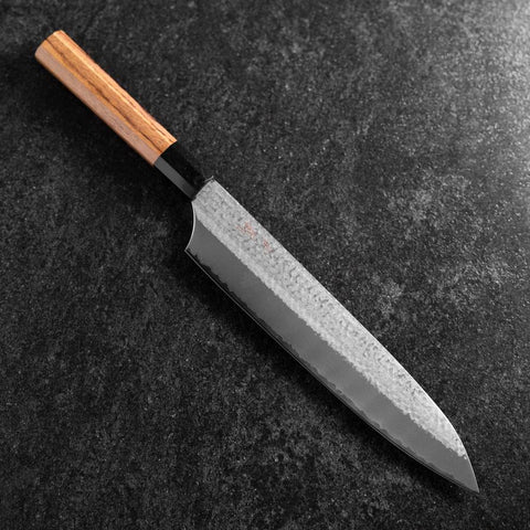 Gyuto VG-5 Tsuchime Buffalo Bubinga Handle 240mm