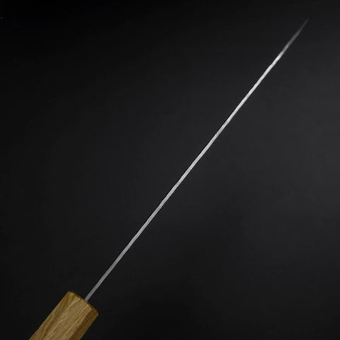 Gyuto White Steel #1 Tsuchime Oak Handle 210mm
