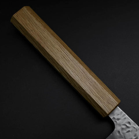 Gyuto White Steel #1 Tsuchime Oak Handle 210mm