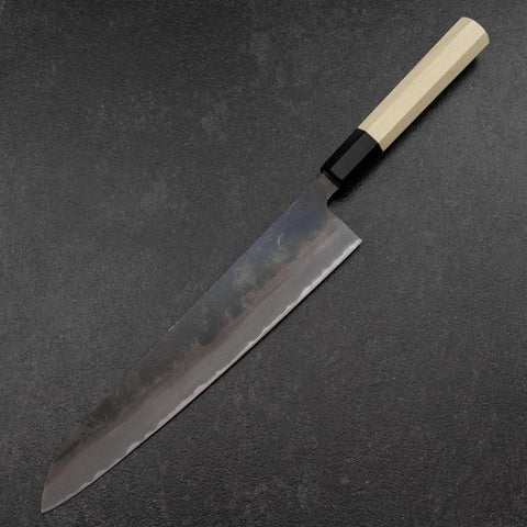 Gyuto White Steel #2 Kurouchi Buffalo Magnolia Handle 240mm