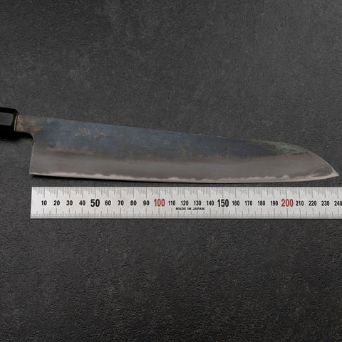 Gyuto White Steel #2 Kurouchi Buffalo Magnolia Handle 240mm