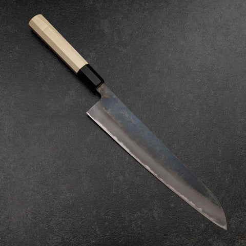 Gyuto White Steel #2 Kurouchi Buffalo Magnolia Handle 240mm