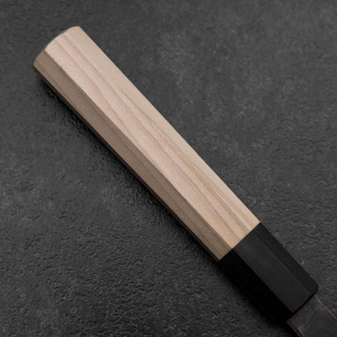 Gyuto White Steel #2 Kurouchi Buffalo Magnolia Handle 240mm（wider width）