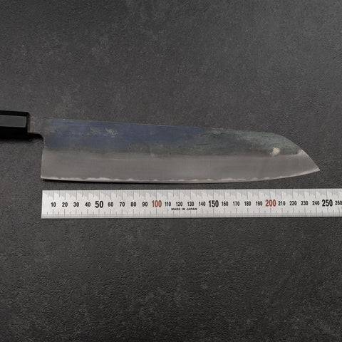 Gyuto White Steel #2 Kurouchi Buffalo Magnolia Handle 240mm（wider width）