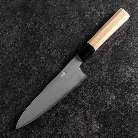 Gyuto White Steel #2 Polished Buffalo Magnolia Handle 165mm