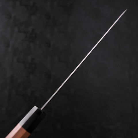 Gyuto White Steel #1 Stainless Clad Tsuchime Walnut Handle 240mm
