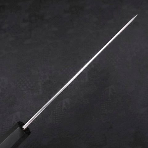Gyuto White Steel #2 Kurouchi Chokin Dragon Buffalo Ebony Handle 210mm
