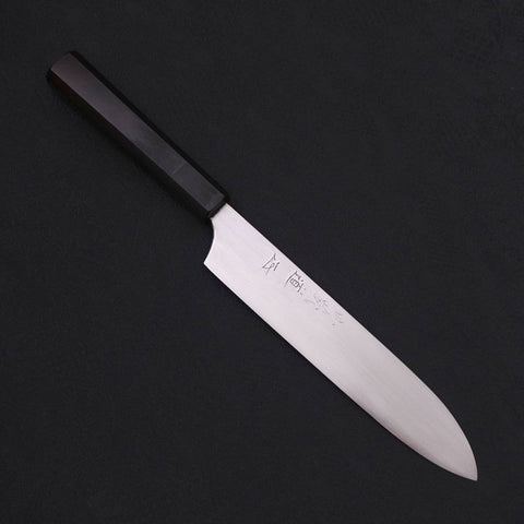 Gyuto White Steel #2 Super Lucida Manico Bufalo Ebano 190mm
