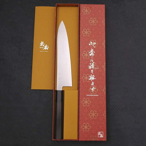 Gyuto ZDP-189 Polished Buffalo Ebony Handle 210mm