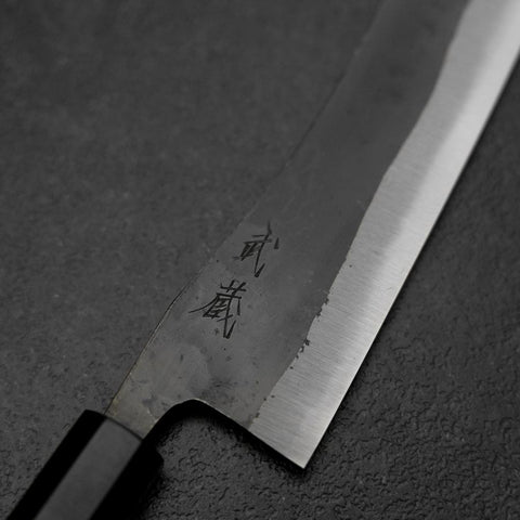 Hakata Blue Steel #2 Kurouchi Buffalo Ebony Handle 165mm
