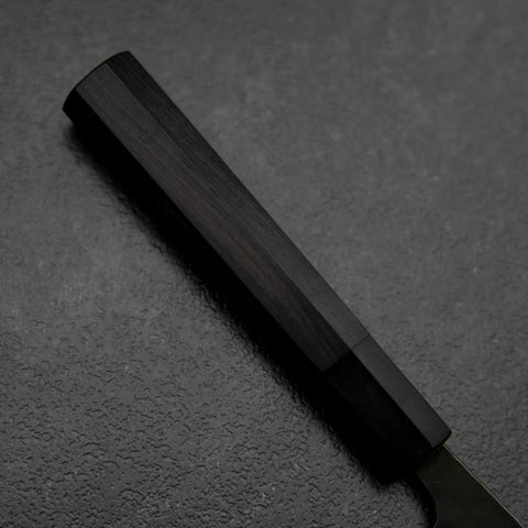 Hakata Blue Steel #2 Kurouchi Buffalo Ebony Handle 165mm
