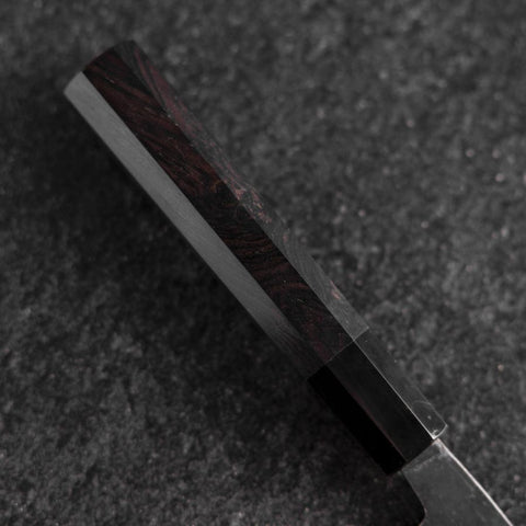 Hakata Blue Steel #2 Kurouchi Buffalo Ebony Handle 180mm