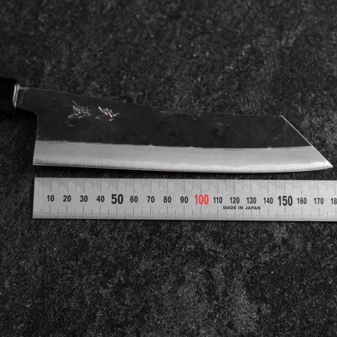Hakata Blue Steel #2 Kurouchi Buffalo Ebony Handle 180mm