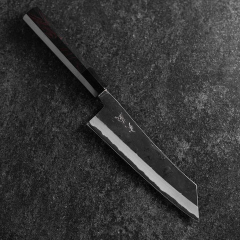 Hakata Blue Steel #2 Kurouchi Buffalo Ebony Handle 180mm