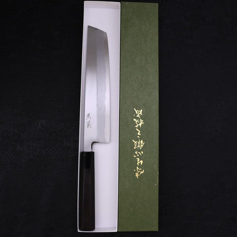 Hamokiri(Honekiri) Blue Steel #2 Kasumi Buffalo Ebony Handle 270mm