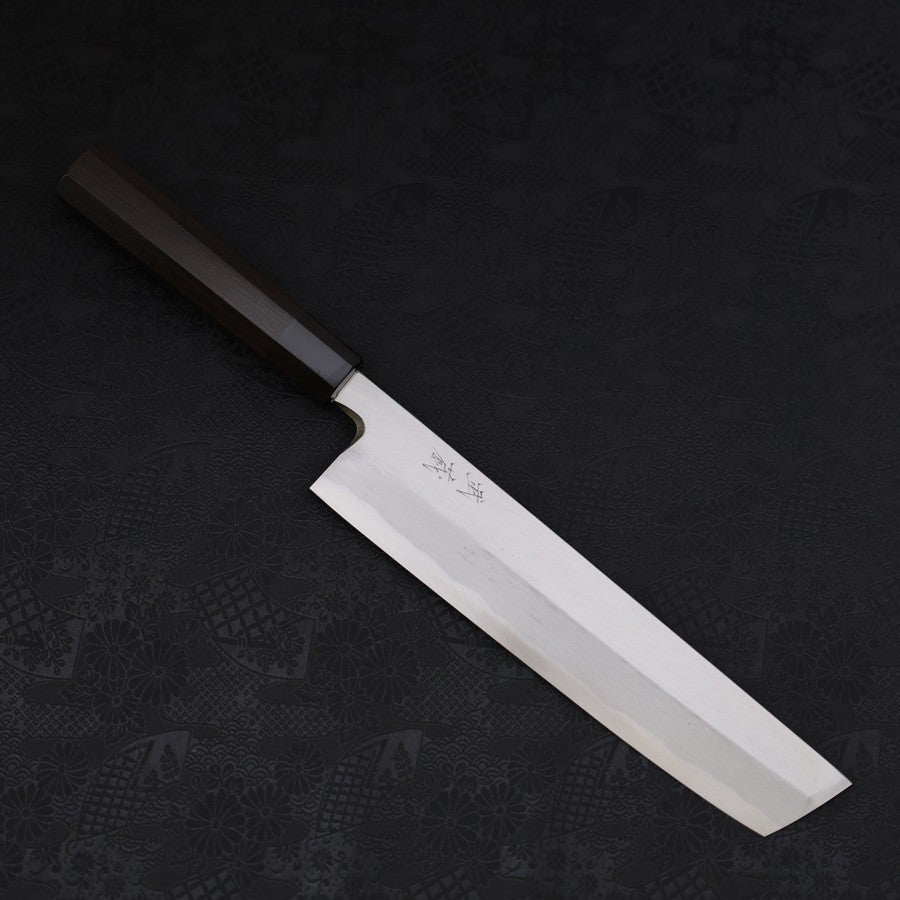Hamokiri(Honekiri) Blue steel #2 Kasumi Buffalo Ebony Handle 270mm-[Musashi]-[Japanese-Kitchen-Knives]