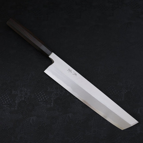 Hamokiri(Honekiri) Blue Steel #2 Kasumi Buffalo Ebony Handle 300mm (11.8”)