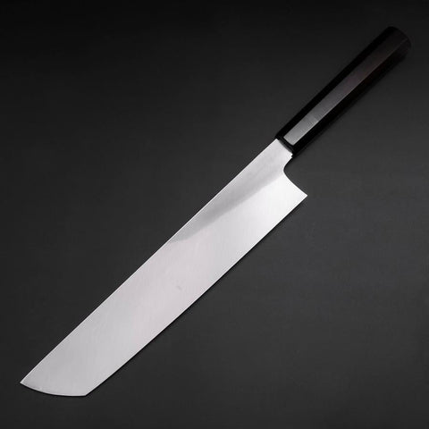 Hamokiri(Honekiri) White Steel #2 Kasumi Buffalo Ebony Handle 300mm