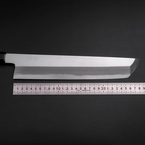 Hamokiri(Honekiri) White Steel #2 Kasumi Buffalo Ebony Handle 300mm