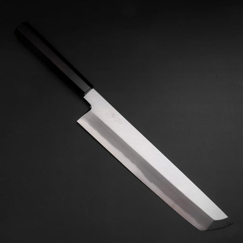 Hamokiri(Honekiri) White Steel #2 Kasumi Buffalo Ebony Handle 300mm