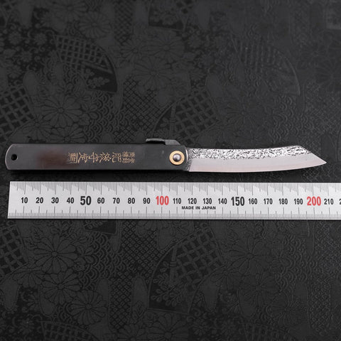 Higonokami Aogami 120mm Black Tsuchime