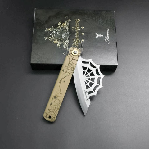 Higonokami Blue Steel #2 Spider 90mm