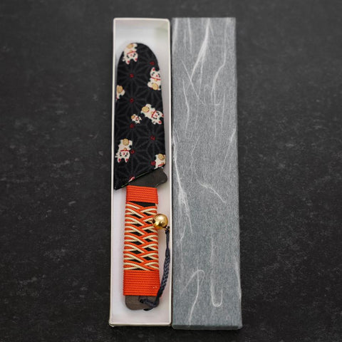 Higonokami Kogatana Type Kurouchi Aogami with Sheath 65mm