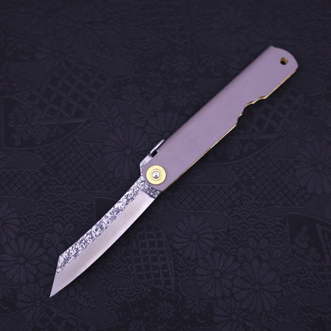 Higonokami VG-10 Tsuchime Leathers 100mm