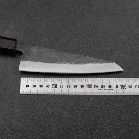Honesuki Blue Steel #2 Kurouchi Ebony Handle 150mm