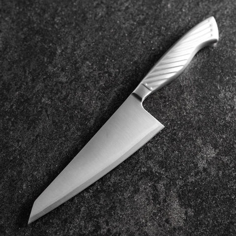 Honesuki Boning Knife AUS-10 Polished All-Stainless Handle 150mm