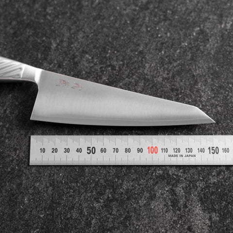 Honesuki Boning Knife AUS-10 Polished All-Stainless Handle 150mm