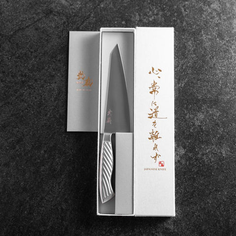 Honesuki Boning Knife AUS-10 Polished All-Stainless Handle 150mm